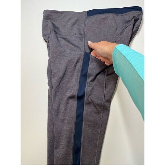 Athleta Womens Ultimate Stash Pocket Heather 7/8 Tight Blue HearthRose SizeLarge - Picture 11 of 16